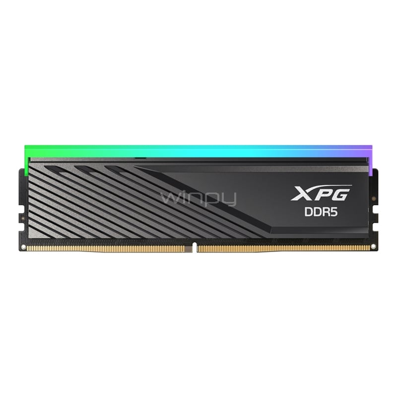Memoria RAM XPG Lancer Blade RGB Black de 16GB (DDR5, 6000MHz, CL48, XMP, DIMM)