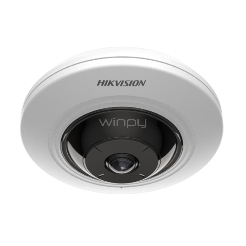 Cámara Hikvision AcuSense Fisheye de Red (5 MP CMOS, 360, Ethernet)
