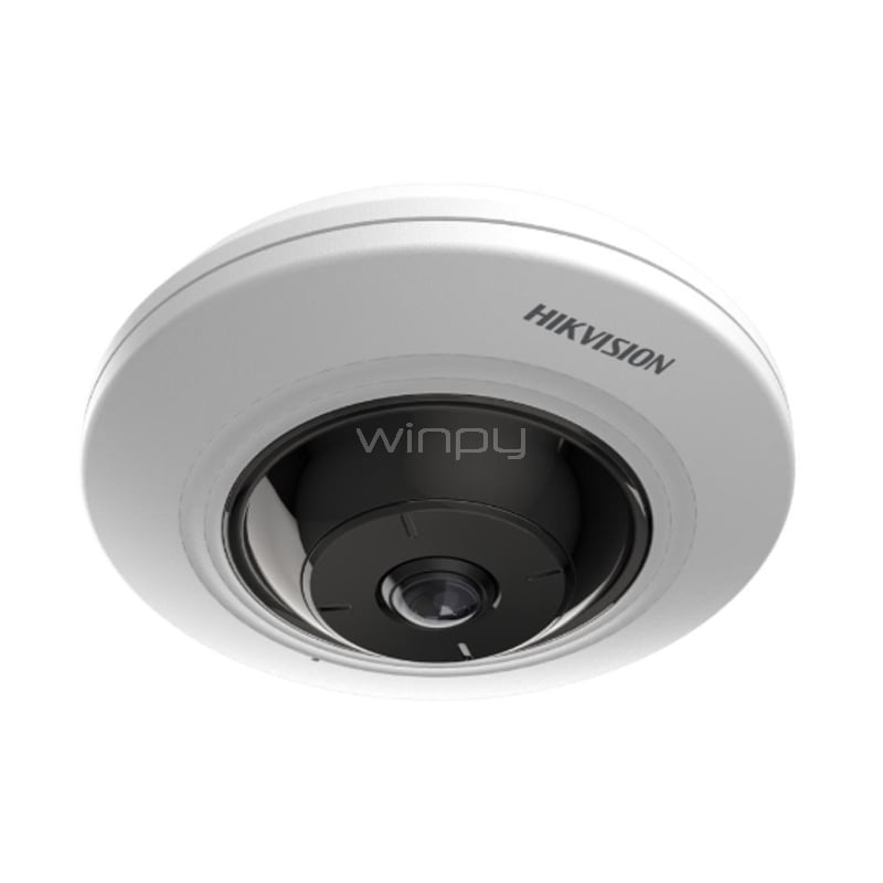 Cámara Hikvision AcuSense Fisheye de Red (5 MP CMOS, 360, Ethernet)