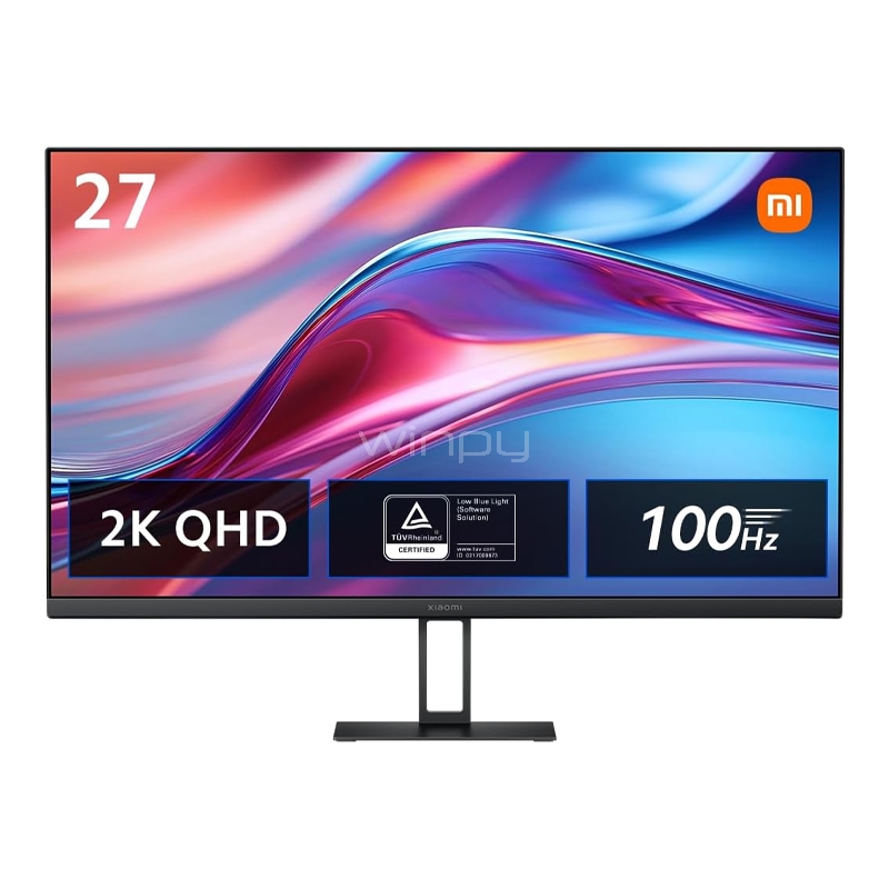 Monitor Xiaomi A27Qi de 27“ (IPS, QHD, 100Hz, DP+HDMI, VESA) | 63059 Monitor Xiaomi A27Qi de 27“ (IPS, QHD, 100Hz, DP+HDMI, VESA) | 63059