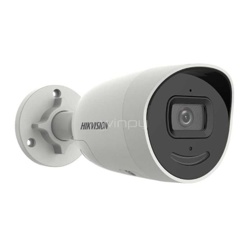 Cámara Bullet Hikvision AcuSense de Red (6MP CMOS, DarkFighter IR, H.265+, Ethernet, IP67)