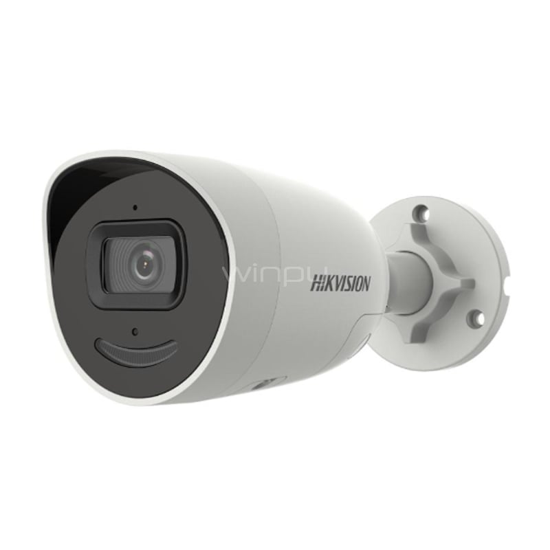 Cámara Bullet Hikvision AcuSense de Red (6MP CMOS, DarkFighter IR, H.265+, Ethernet, IP67)
