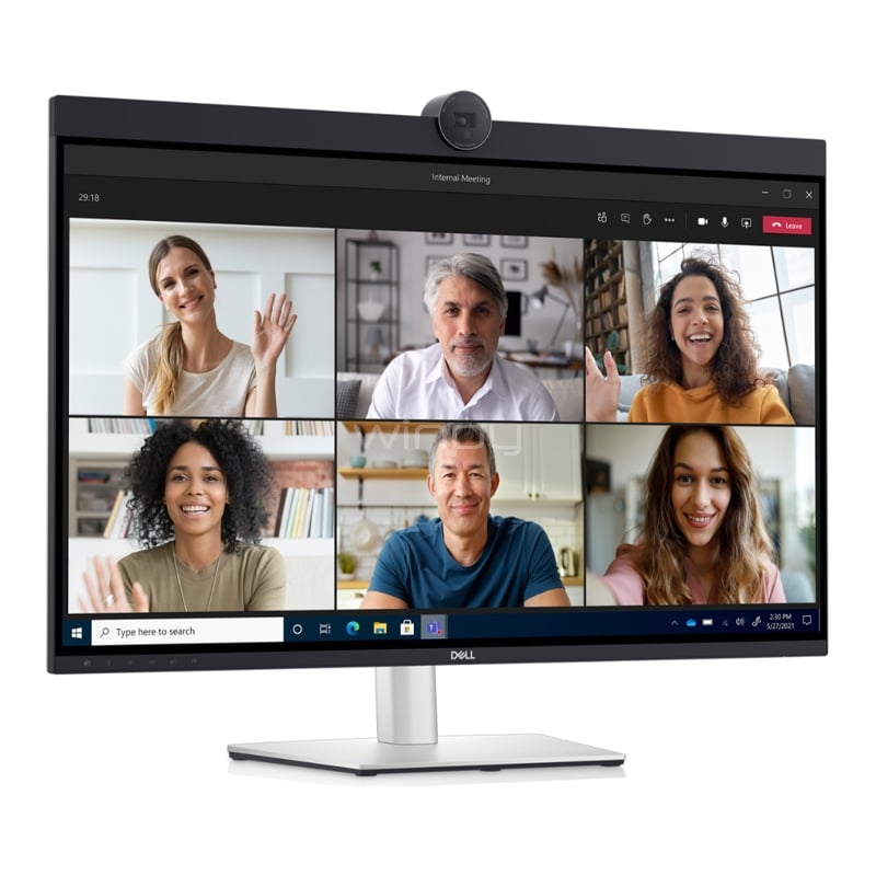 Monitor para VideoConferencias Dell UltraSharp de 32“ (IPS, 4K, Cámara 8MP, DP+HDMI, VESA)