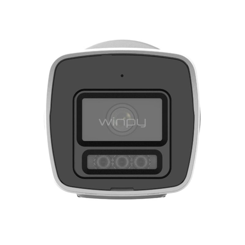 Cámara Bullet Hikvision ColorVu de Red (2.8mm, 4 MP CMOS, IR, H.265+, IP67)