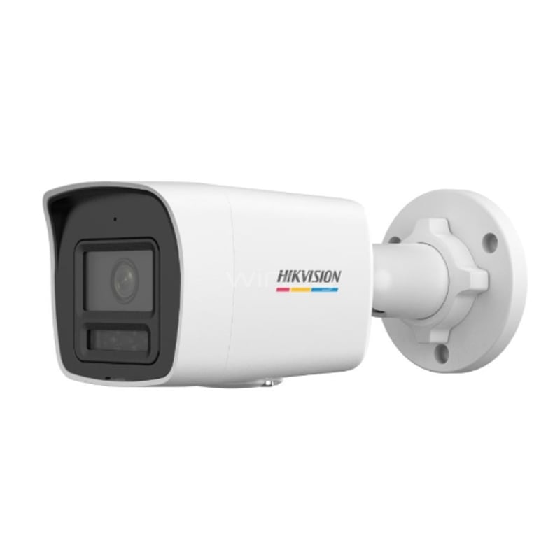 Cámara Bullet Hikvision ColorVu de Red (2.8mm, 4 MP CMOS, IR, H.265+, IP67)