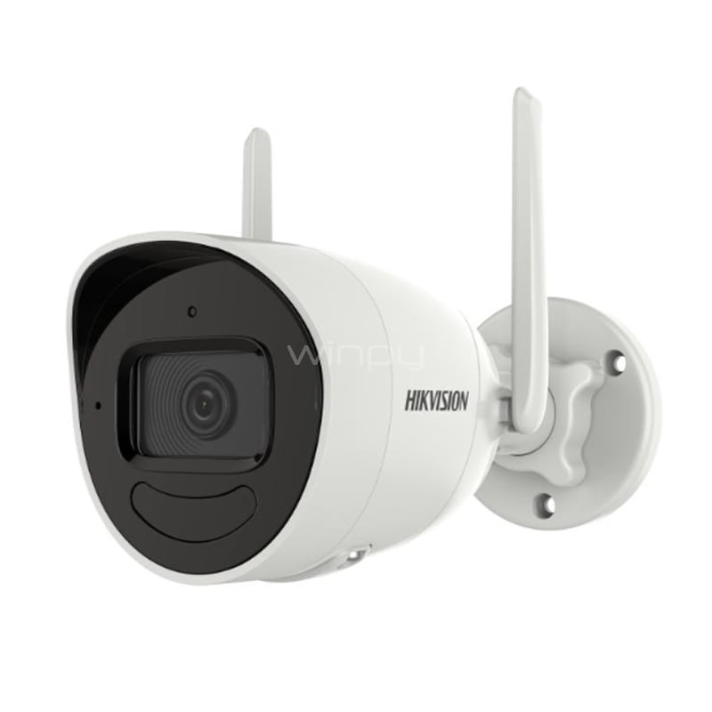 Cámara Bullet Hikvision DS-2CV2021G2-IDW (2MP CMOS, IR, Fixed, H.265+, Wi-Fi, IP67)