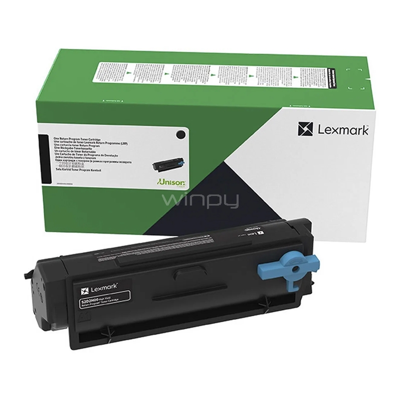 Tóner Lexmark Rendimiento Extra Alto (20.000 páginas, Negro)