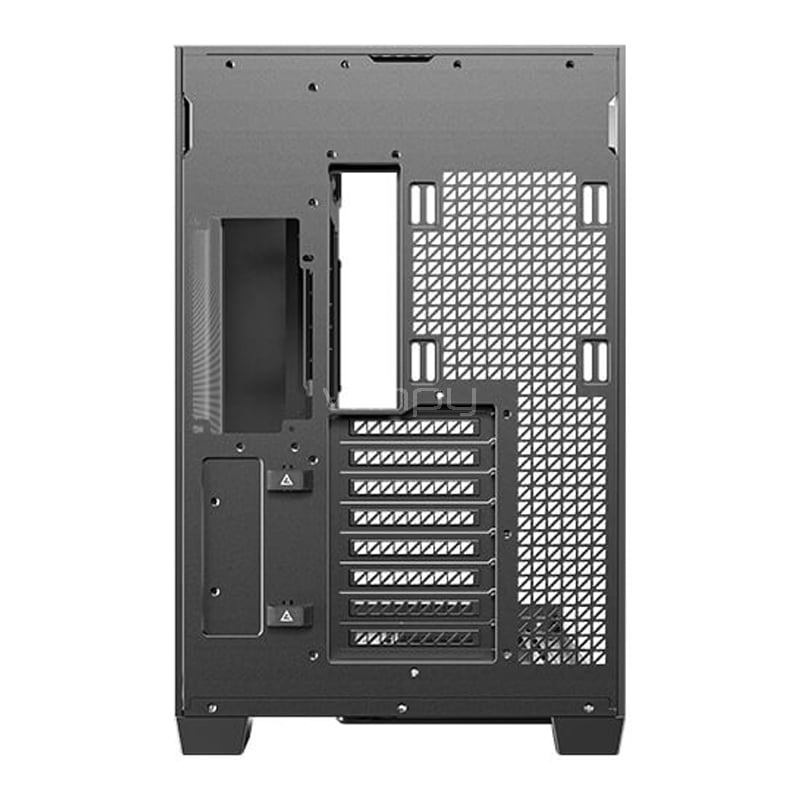 Gabinete Gamer Antec C8 Wood (E-ATX, Vidrio Templado, Doble Cámara, Black/Madera)