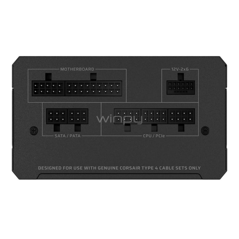 Fuente de Poder Corsair RM750e de 750W (Full Modular, Certificada 80+ Gold, ATX 3.1)