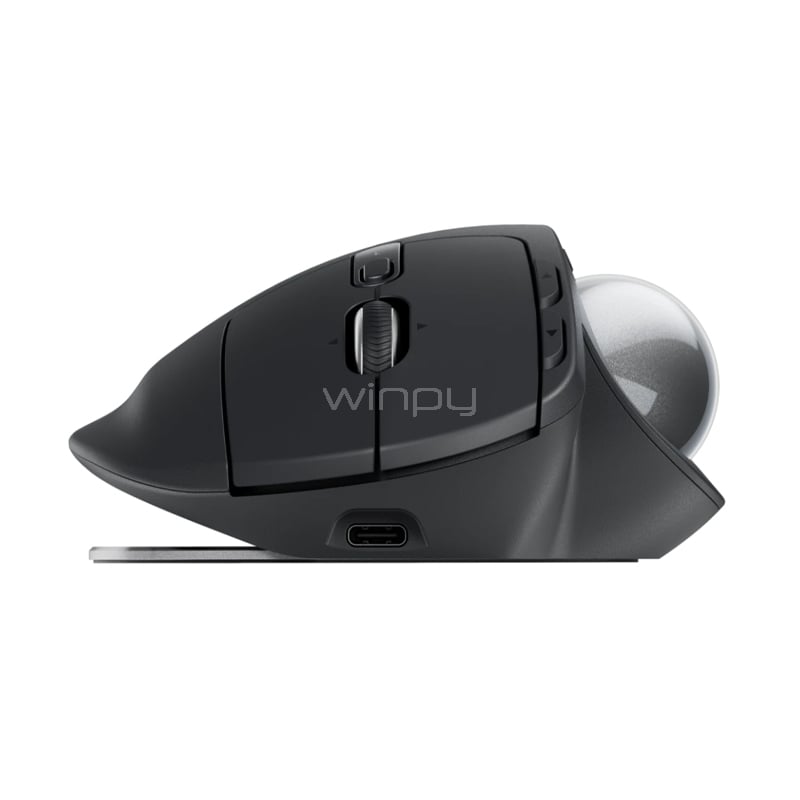 Mouse Inalámbrico Logitech MX Ergo S Trackball (2048dpi, Bluetooth/Dongle USB, Negro)