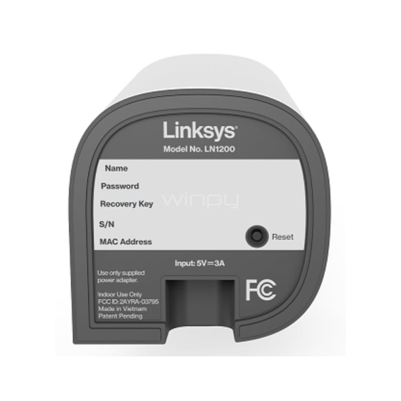 Sistema Wi-Fi Linksys LN1100 Micro 6 AX3000 (1 nodo, 3 Gbps, Velop Mesh)