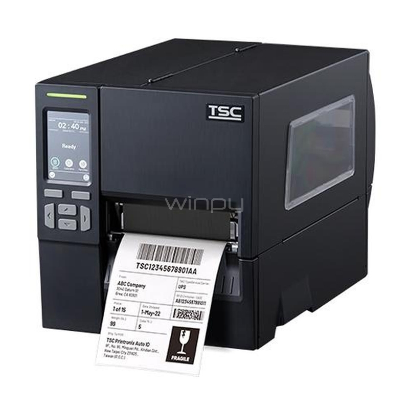 Impresora de Etiquetas TSC MB241T (104mm, 300dpi, 254mm/seg, USB/Ethernet/RS232)