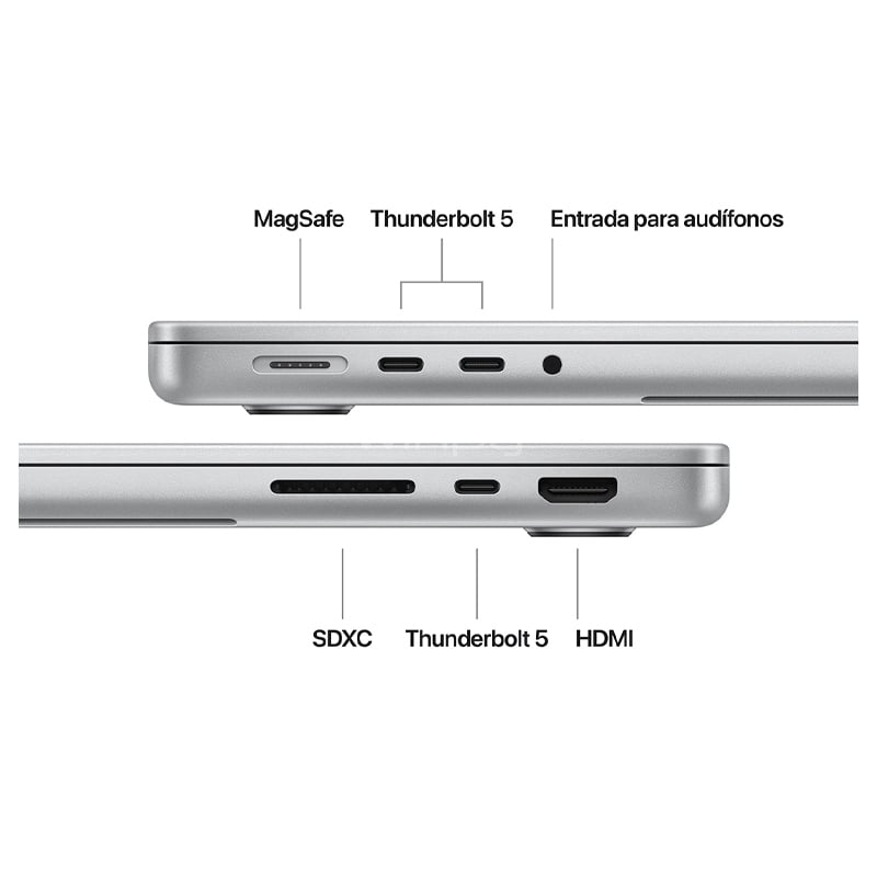 Apple MacBook Pro 14.2“ (Chip M4 Max, GPU 32 núcleos, 36GB RAM