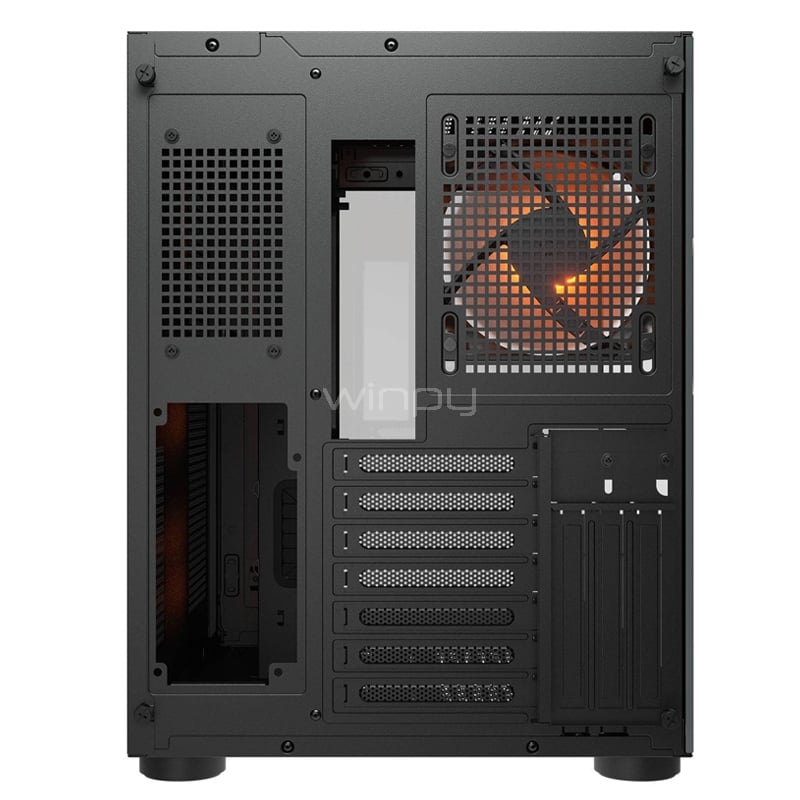 Gabinete Gamer Cougar FV150 RGB Black (ATX, Vidrio Templado Panorámico, 4 ventiladores)