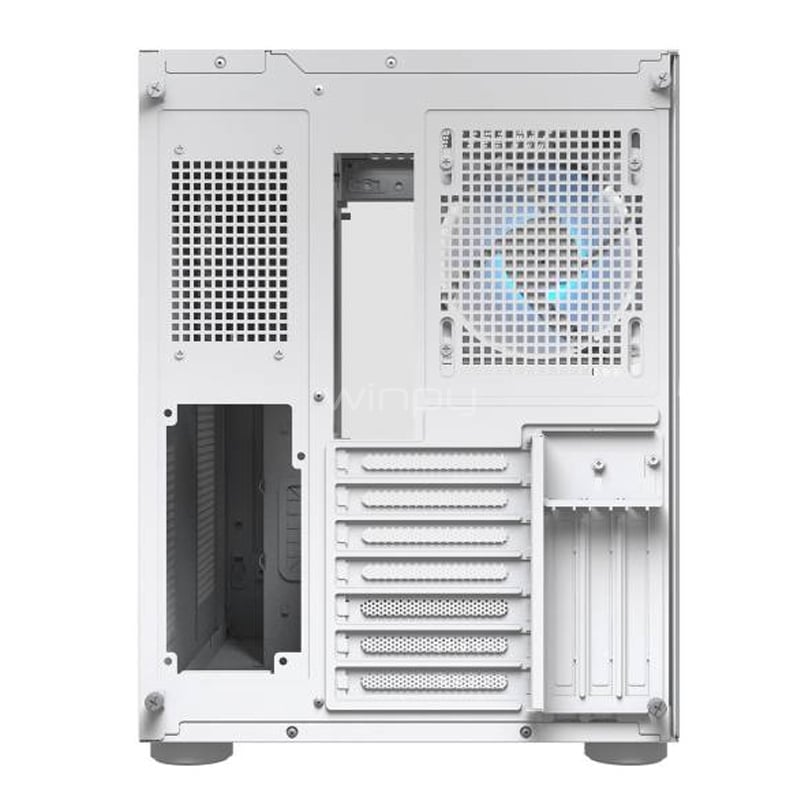 Gabinete Gamer Cougar FV150 RGB White (ATX, Vidrio Templado Panorámico, 4 ventiladores)