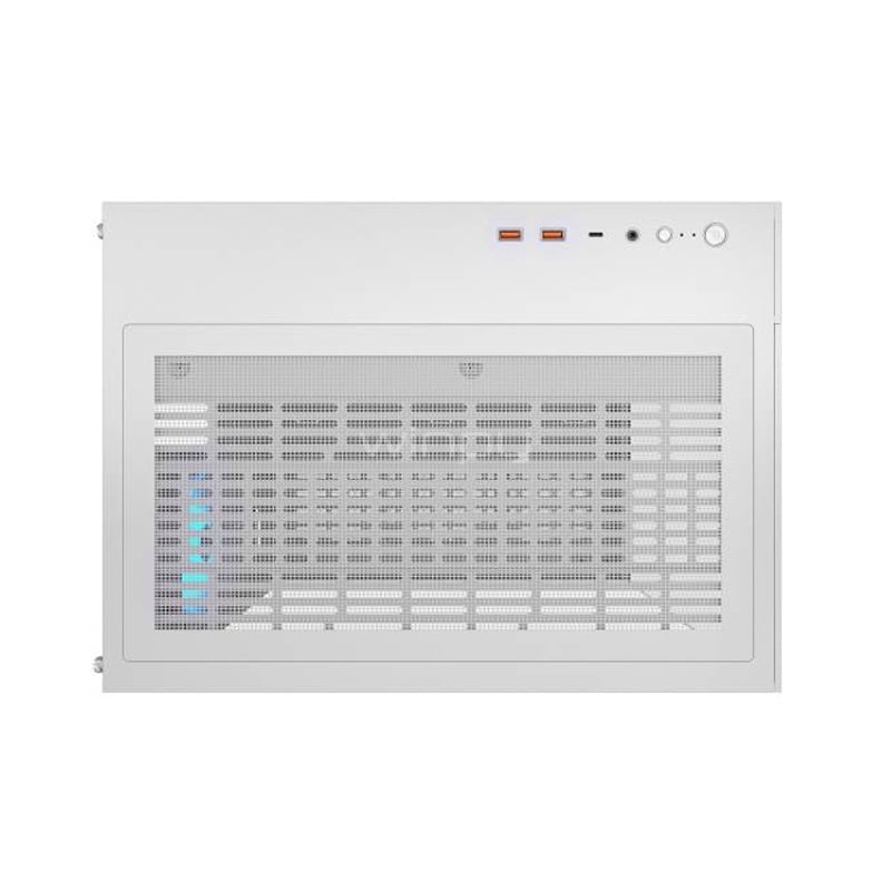 Gabinete Gamer Cougar FV150 RGB White (ATX, Vidrio Templado Panorámico, 4 ventiladores)