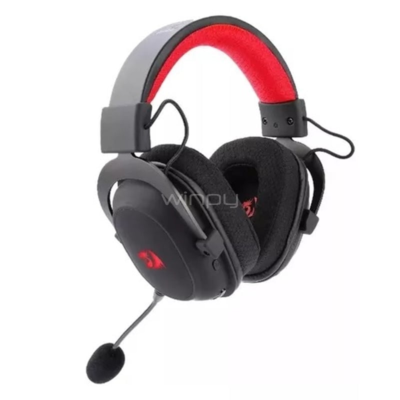 Audífonos Gamer Redragon Zeus PRO RGB (Sonido 7.1, Bluetooth/ Dongle USB, Micrófono Desmontable, Negro)