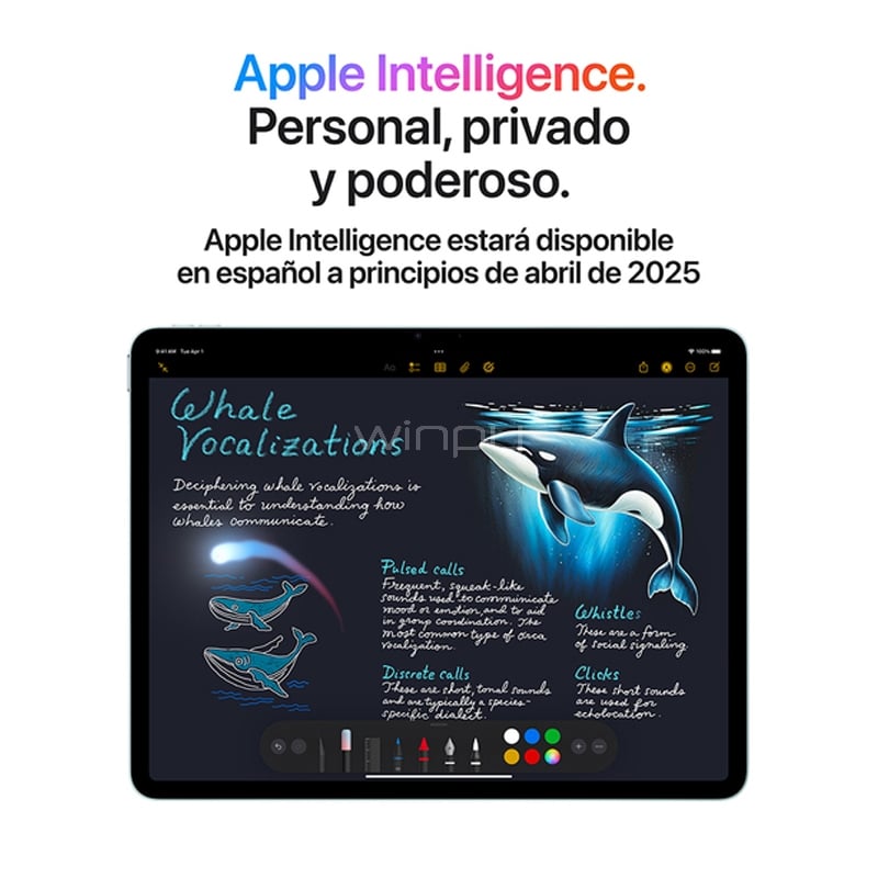 Apple iPad Air 11“ (Chip M3, 1TB Internos, Wi-Fi, 2025, Purple)