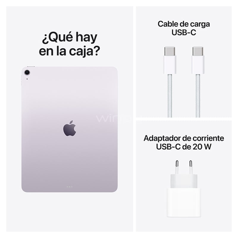 Apple iPad Air 11“ (Chip M3, 1TB Internos, Wi-Fi, 2025, Purple)