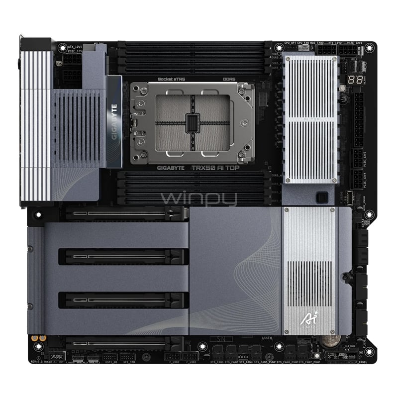Placa Madre Gigabyte TRX50 IA TOP (sTR5, DDR5 x8, M.2 x3, E-ATX)