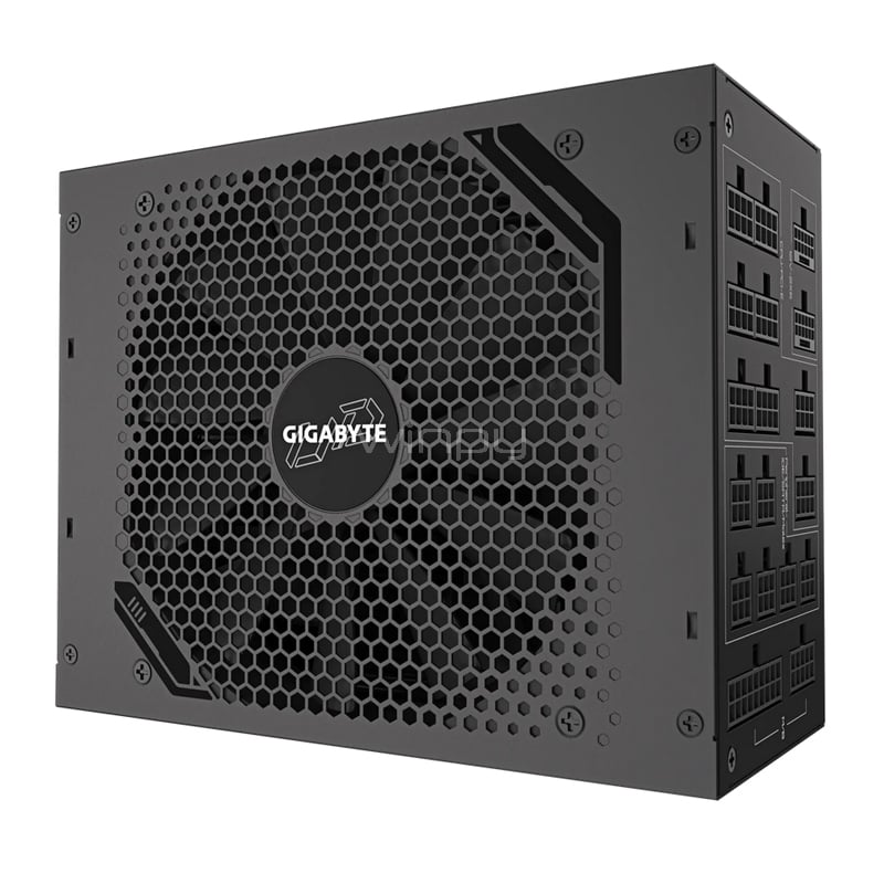 Fuente de Poder Gigabyte UD1600PM PG5 AI TOP (Full Modular, Certificada 80+ Platino, ATX)