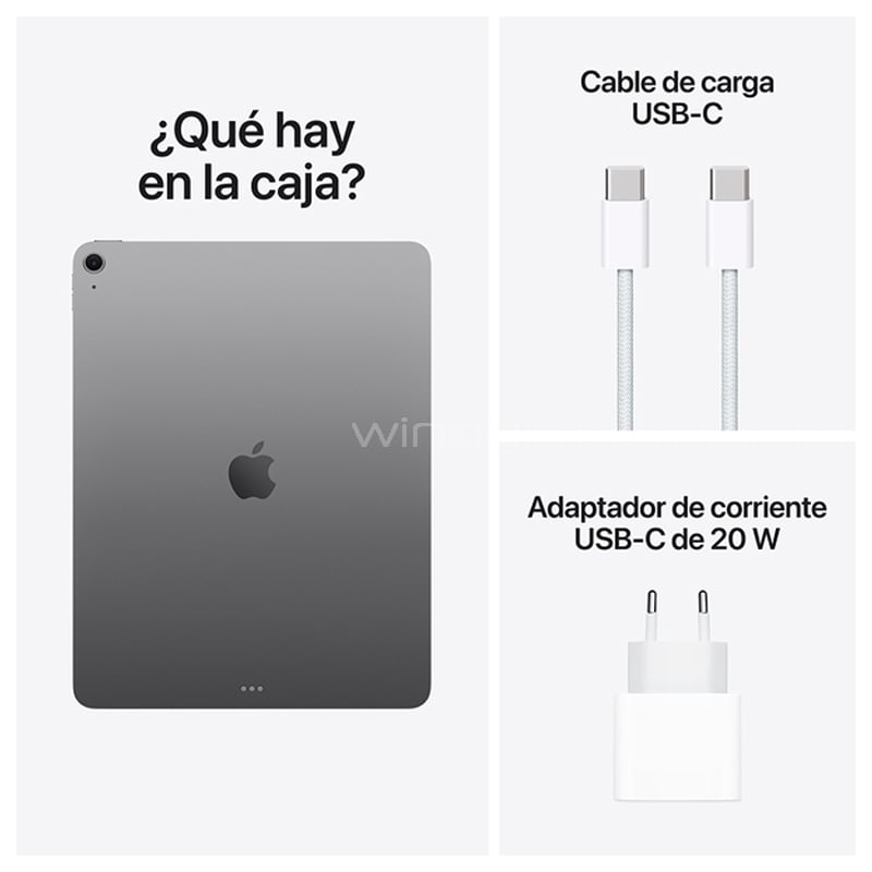 Apple iPad Air 13“ (Chip M3, 256GB Internos, Wi-Fi, 2025, Space Gray)