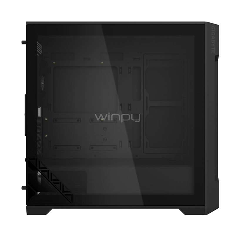 Gabinete Gamer Gigabyte C102 Glass (Micro ATX, Vidrio Templado, 2 Ventiladores, Negro)