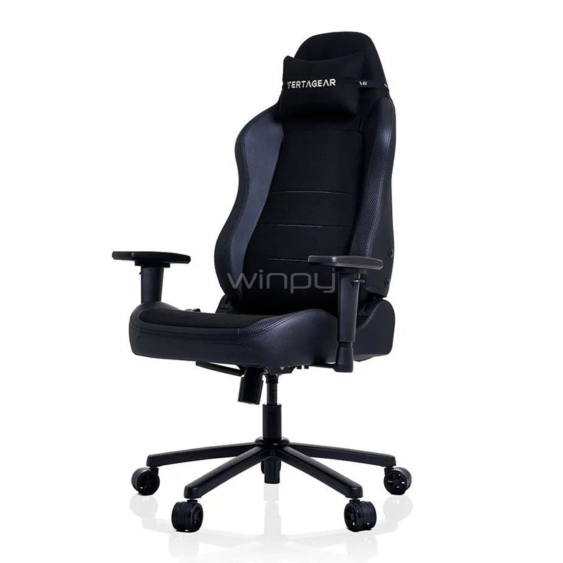 Silla Gamer Vertagear SL3800 (Ajuste Lumbar, hasta 100kg, Negro Carbón)