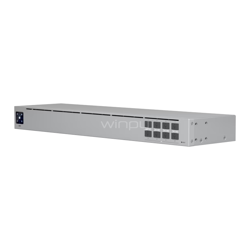 Switch Ubiquiti UniFi de 8 Puertos (Gestionable, Gigabit, SFP+, L2, 160 Gbps, 1U)