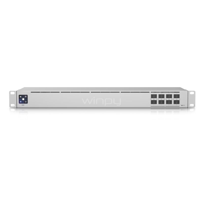 Switch Ubiquiti UniFi de 8 Puertos (Gestionable, Gigabit, SFP+, L2, 160 Gbps, 1U)