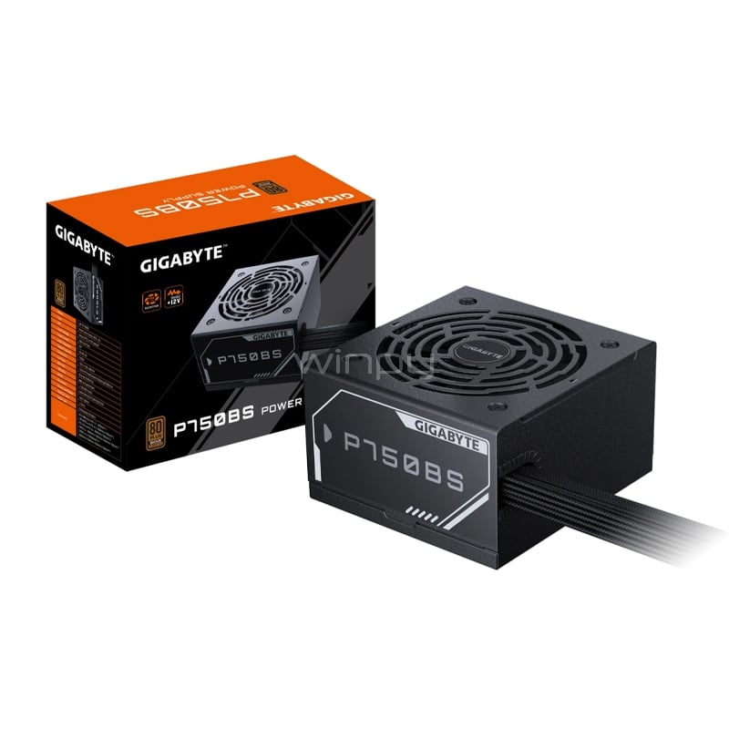 Fuente de Poder Gigabyte P750BS de 750W (Certificada 80+ Bronze, ATX)