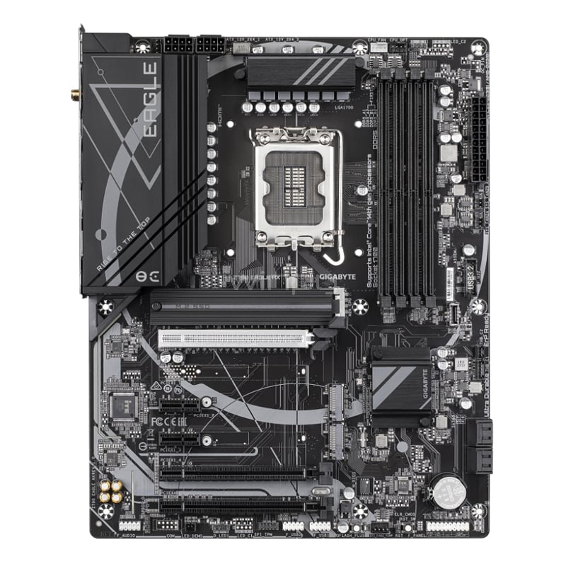 Placa Madre Gigabyte Z790 EAGLE AX (LGA1700, DDR5 4400/7600MHz, M.2 x3, ATX)
