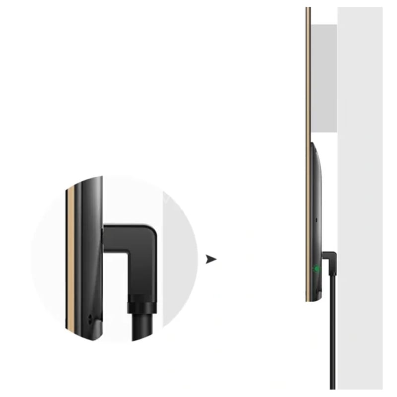 Cable HDMI UGREEN de 2 metros (4K, Ángulo 90°, Negro)