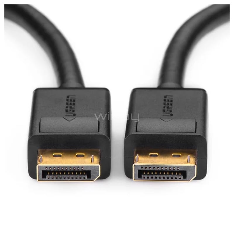 Cable DisplayPort UGREEN de 3 metros (4K, Version 1.2, 28AWG, Negro)