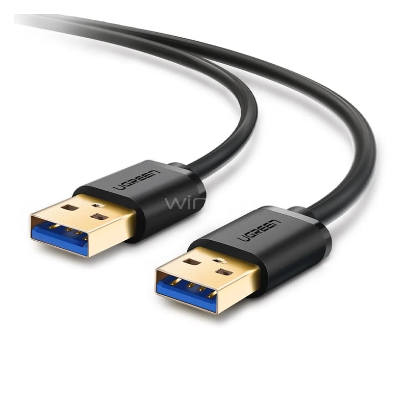 Cable USB-A UGREEN de 2 metros (3.0, 5Gbps, Negro)