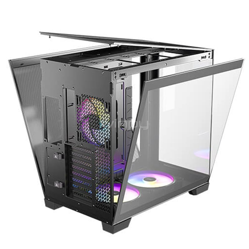 Gabinete Gamer Antec C8 (E-ATX, Vidrio Templado Panorámico, 3 ventiladores ARGB, Acero)