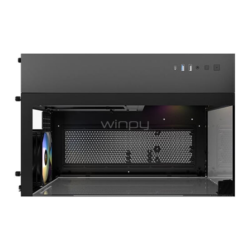 Gabinete Gamer Antec CX600M Trio ARGB (Micro ATX, Vidrio Templado Panorámico, 3 ventiladores)