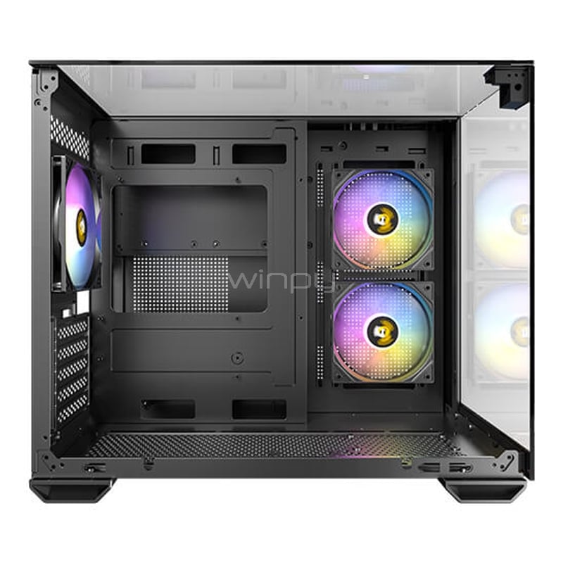 Gabinete Gamer Antec CX600M Trio ARGB (Micro ATX, Vidrio Templado Panorámico, 3 ventiladores)