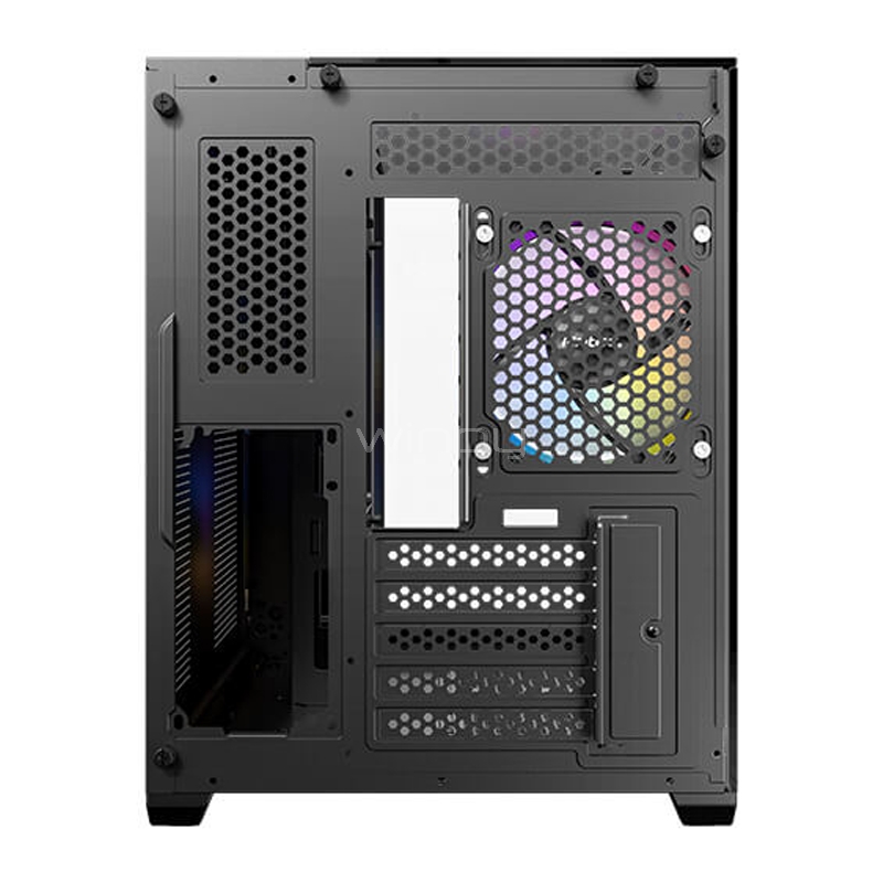 Gabinete Gamer Antec CX600M Trio ARGB (Micro ATX, Vidrio Templado Panorámico, 3 ventiladores)