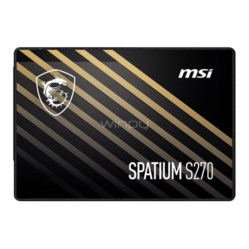 Disco SSD MSI SPATIUM S270 de 960GB (2.5“, SATA, 3D NAND, hasta