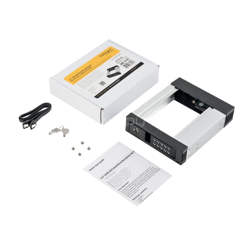 Bahía Intercambio de Disco Startech de 5.25“ a 3.5“ (Backplane, SATA, SAS, HotSwap)