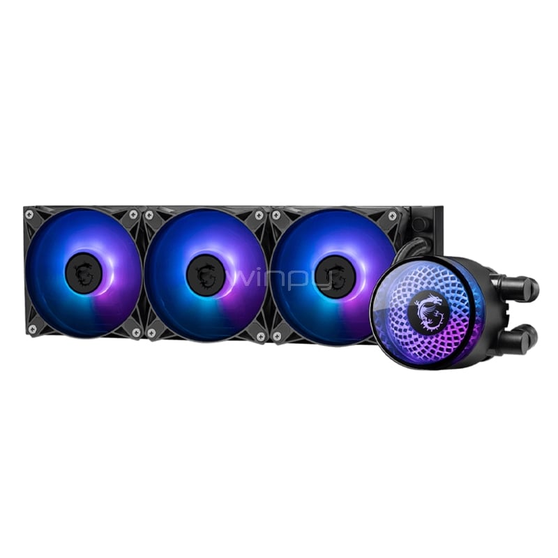 Refrigeración Líquida MSI MAG CORELIQUID A12 360 (LGA 1851/AM5, 120mm x3, 2200rpm, ARGB PWM)