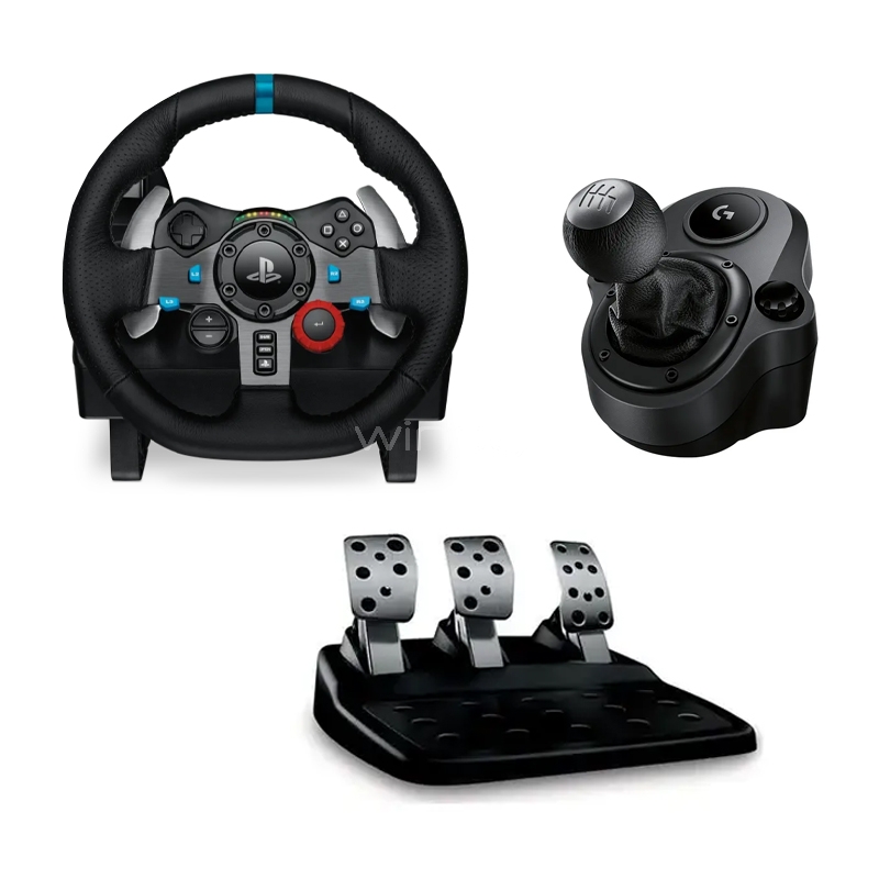 Kit Gamer Logitech Driving Force Racing G29 (Volante + Pedales + Palanca, PS4/PC)