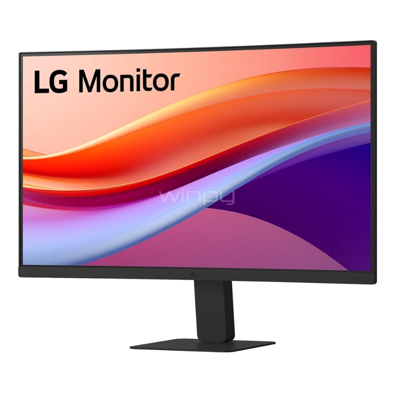 Monitor Curvo LG 24U421A-B de 24“ (VA, Full HD, 100Hz, HDMI+USB-C, VESA)