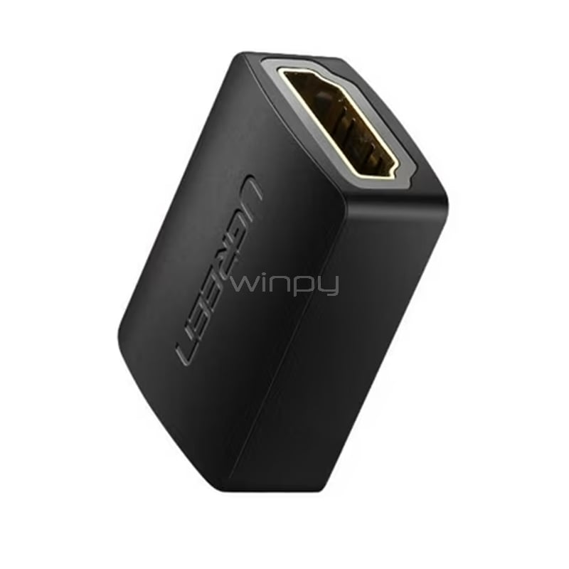 Acoplador HDMI UGREEN (V2.0 Hembra a Hembra, 4K/ 60Hz, Negro)