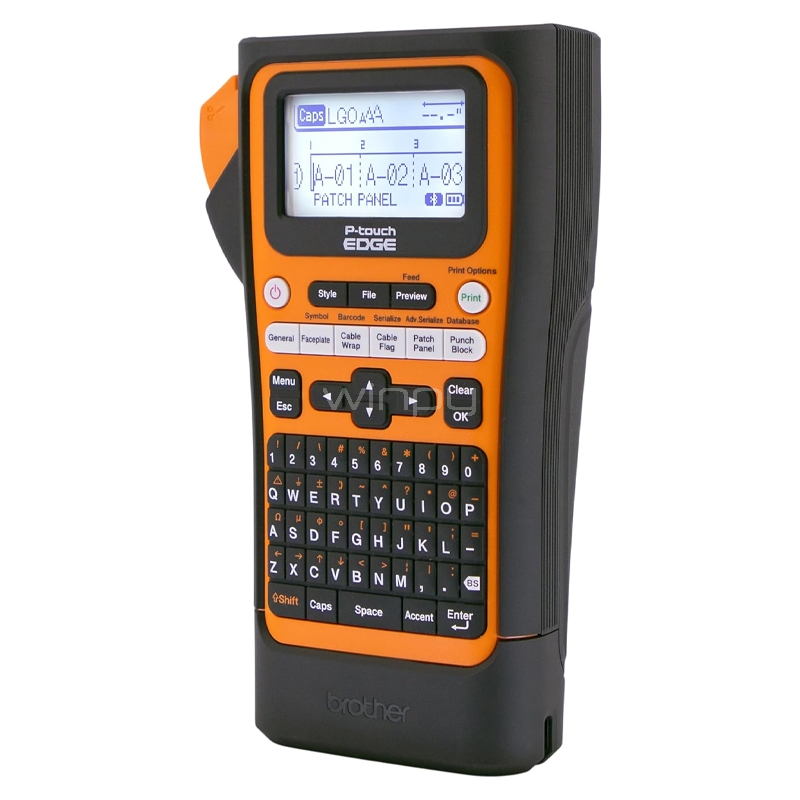 Rotuladora Industrial Brother PT-E310BTVP (Pantalla LCD, Bluetooth 5.0/USB, 20mm/seg)