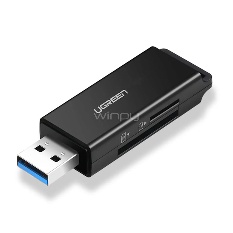 Lector Tarjeta de Memoria UGREEN USB-A (Compact Flash, SD, MicroSD, MS)