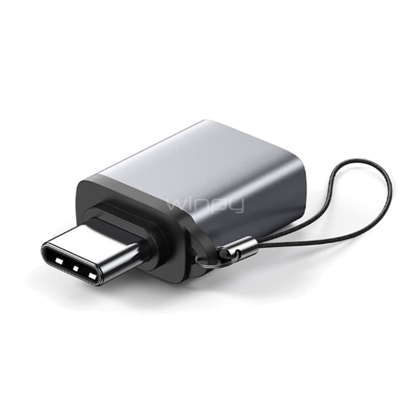 Adaptador UGREEN USB-C a USB-A Hembra (USB 2.0, 5Gbps, Gris)