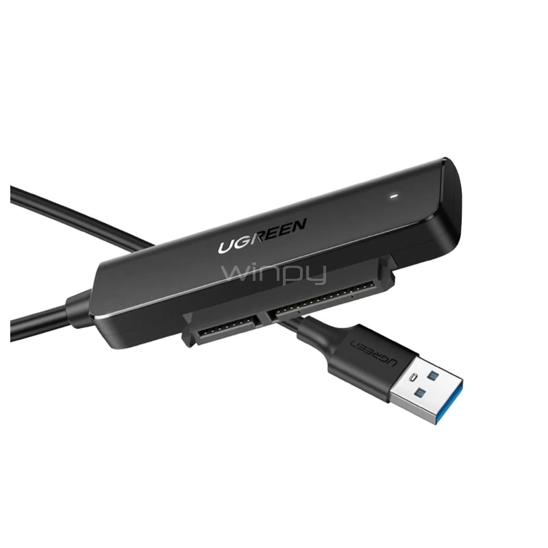 Adaptador USB-A a SATA UGREEN (2.5“, hasta 6TB, Negro)