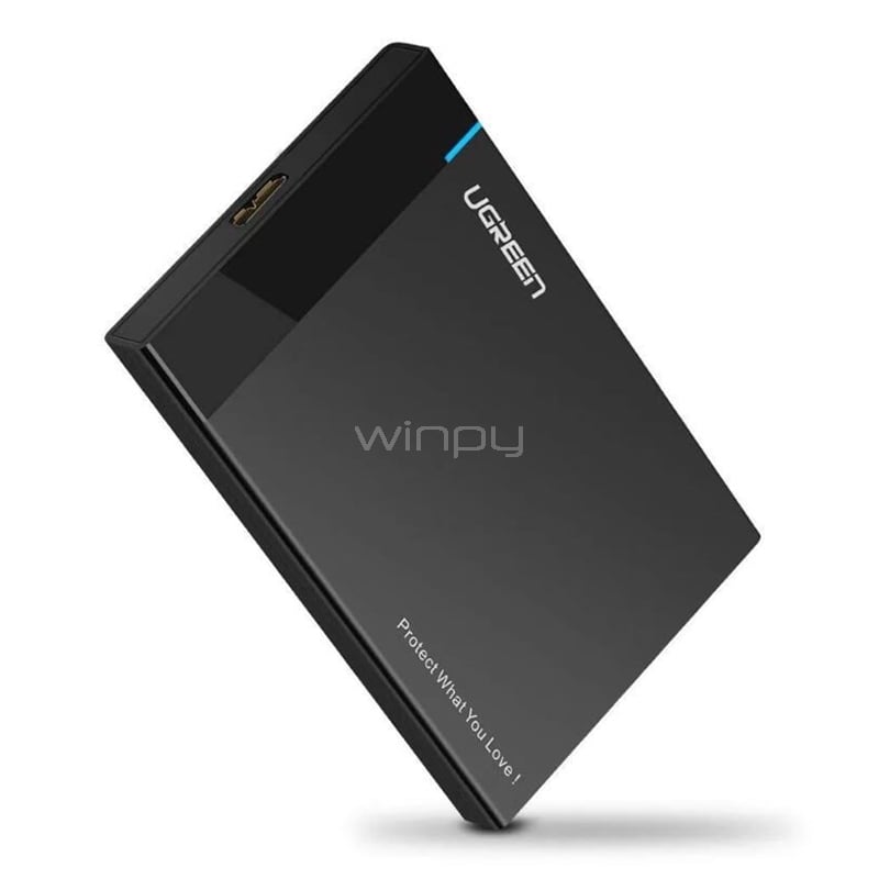 Cofre UGREEN SSD/HDD (SATA 3.5“, hasta 16TB, Negro)